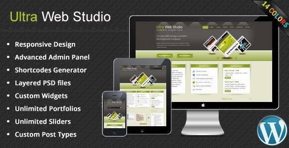 Ultra Web Studio, Blog & Portfolio Wordpress Theme Ultra Web Studio, Blog & Portfolio Wordpress Theme