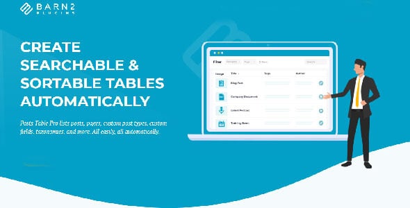Posts Table Pro By Barn Media