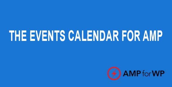 The Events Calendar For AMP