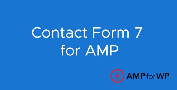 Contact Form 7 For AMP Contact Form 7 For AMP