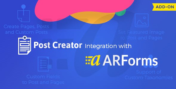 ARForms – Post Creator Addon ARForms – Post Creator Addon