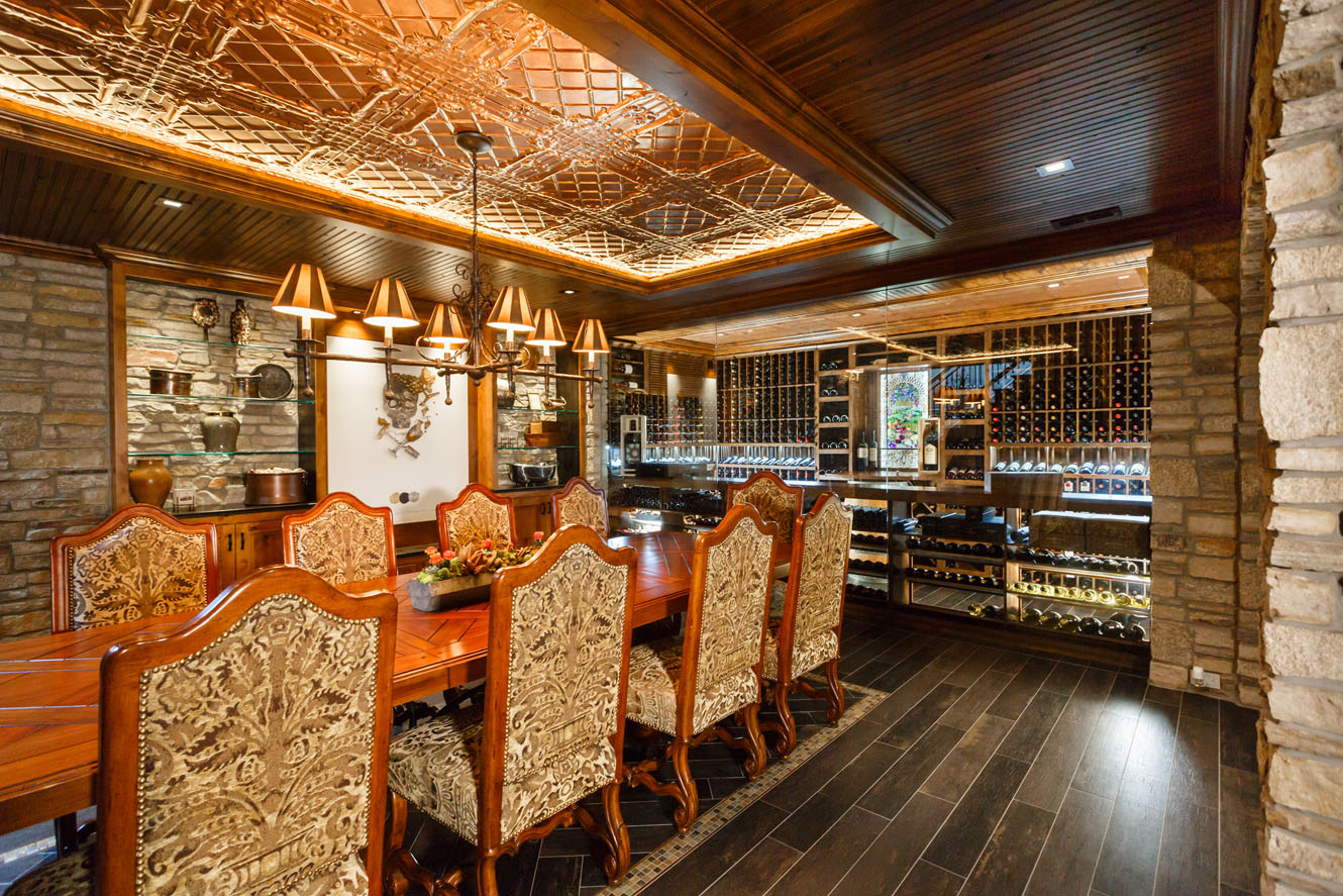 Princeton NJ Custom Wine Cellar and Tasting Room Joseph & Curtis