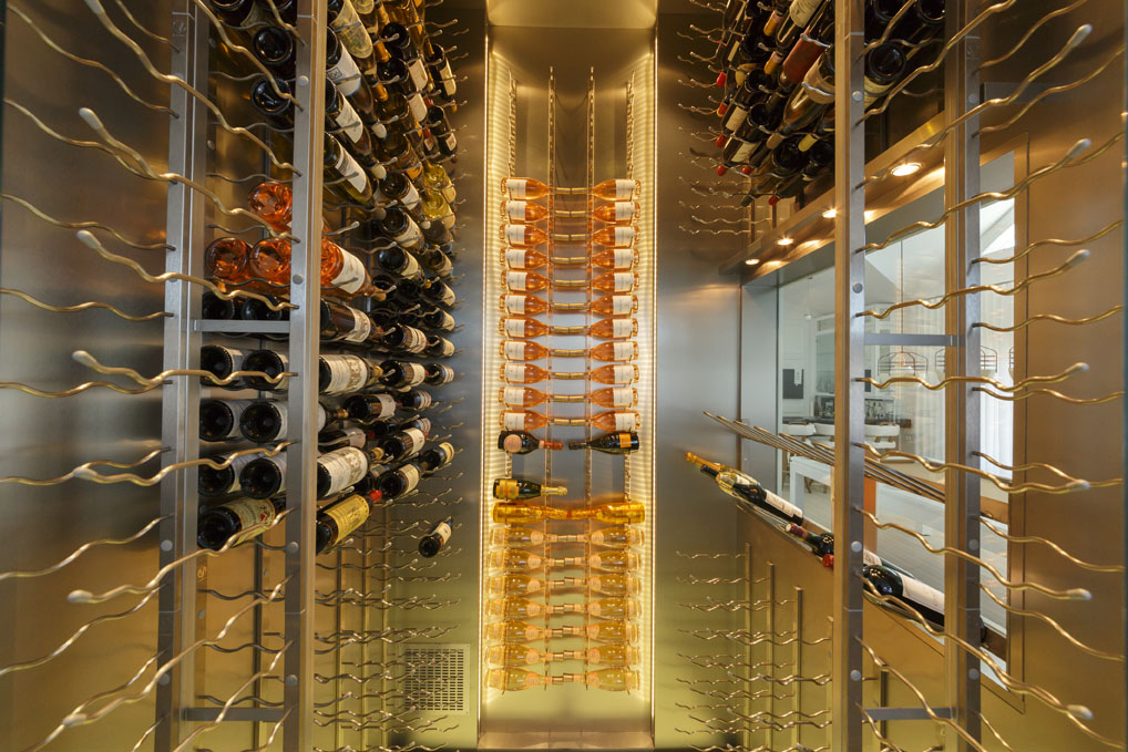 East Quogue Wine Cellar That Shines Joseph & Curtis