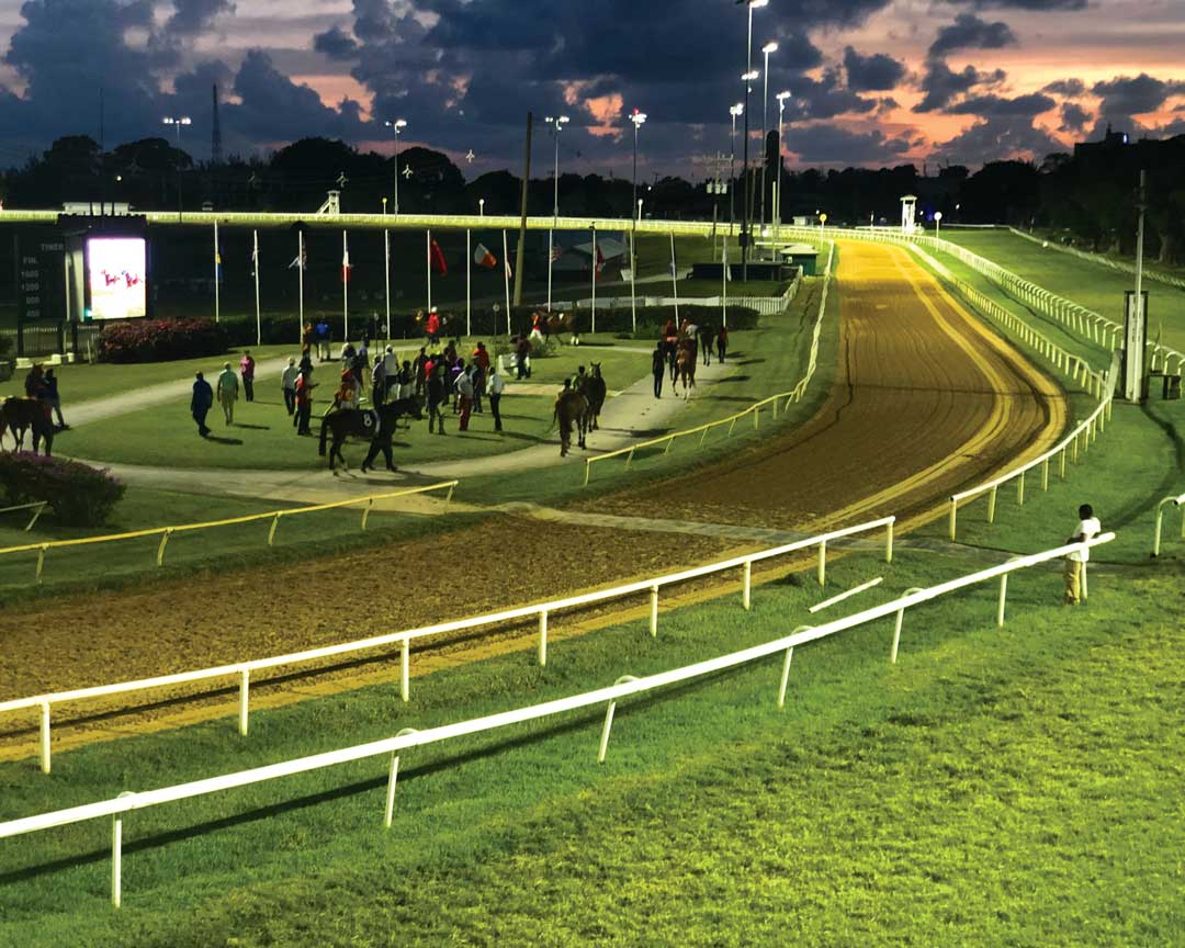 Night racing at the Garrison