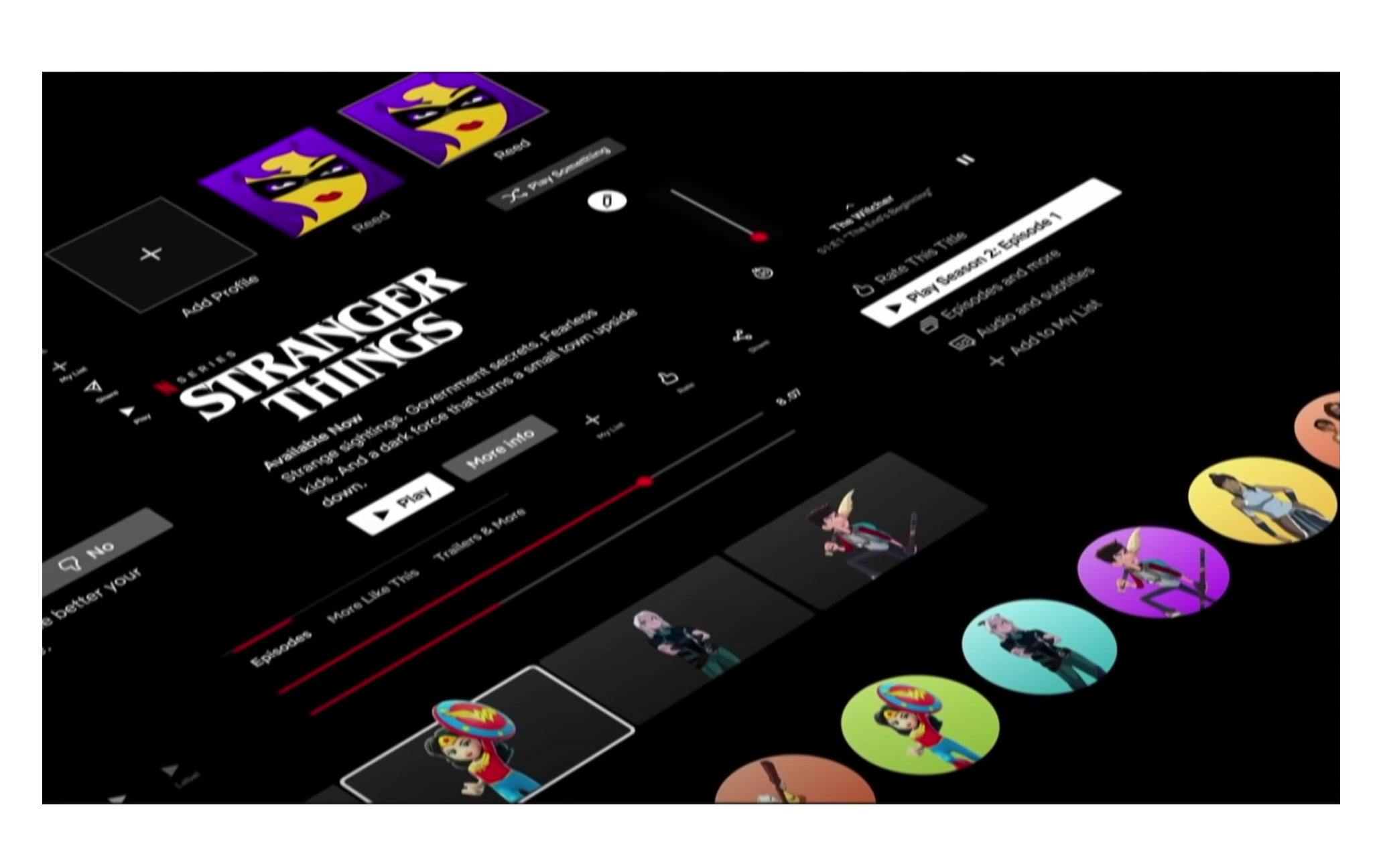 Design system Netflix – Stranger Things