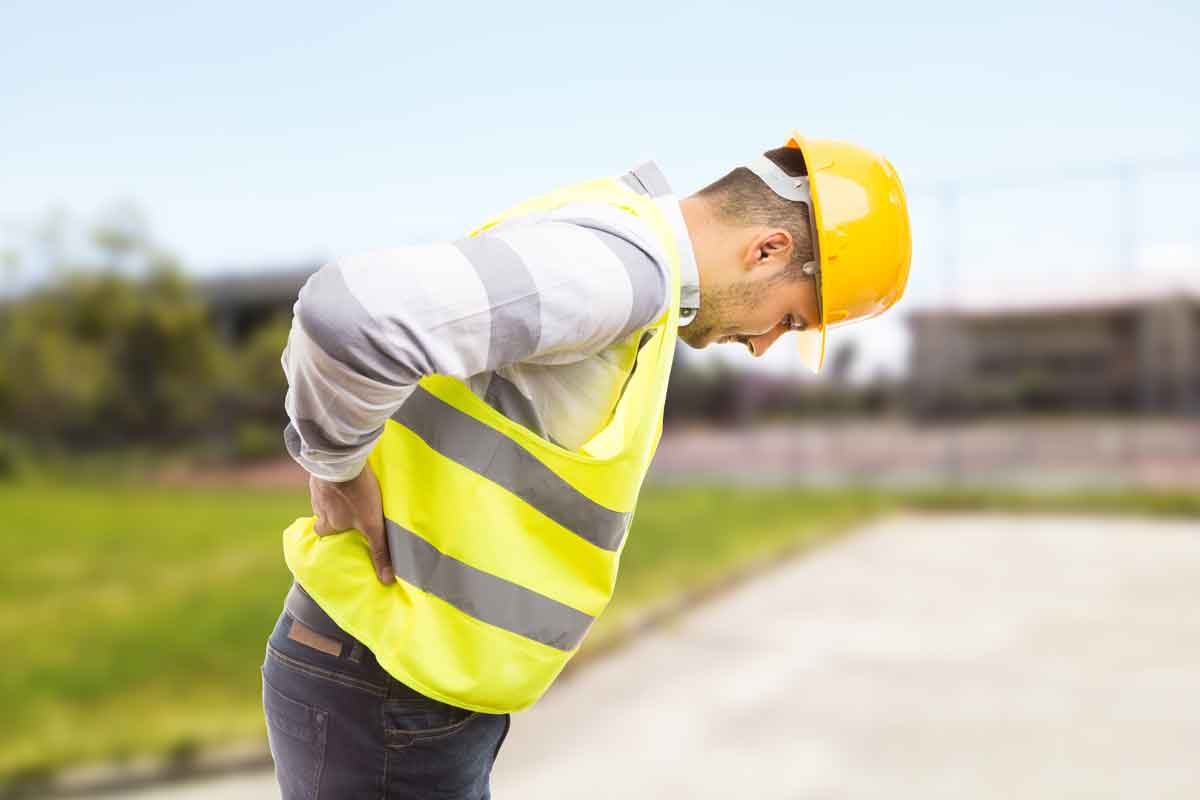 Back injury a primary workplace safety concern