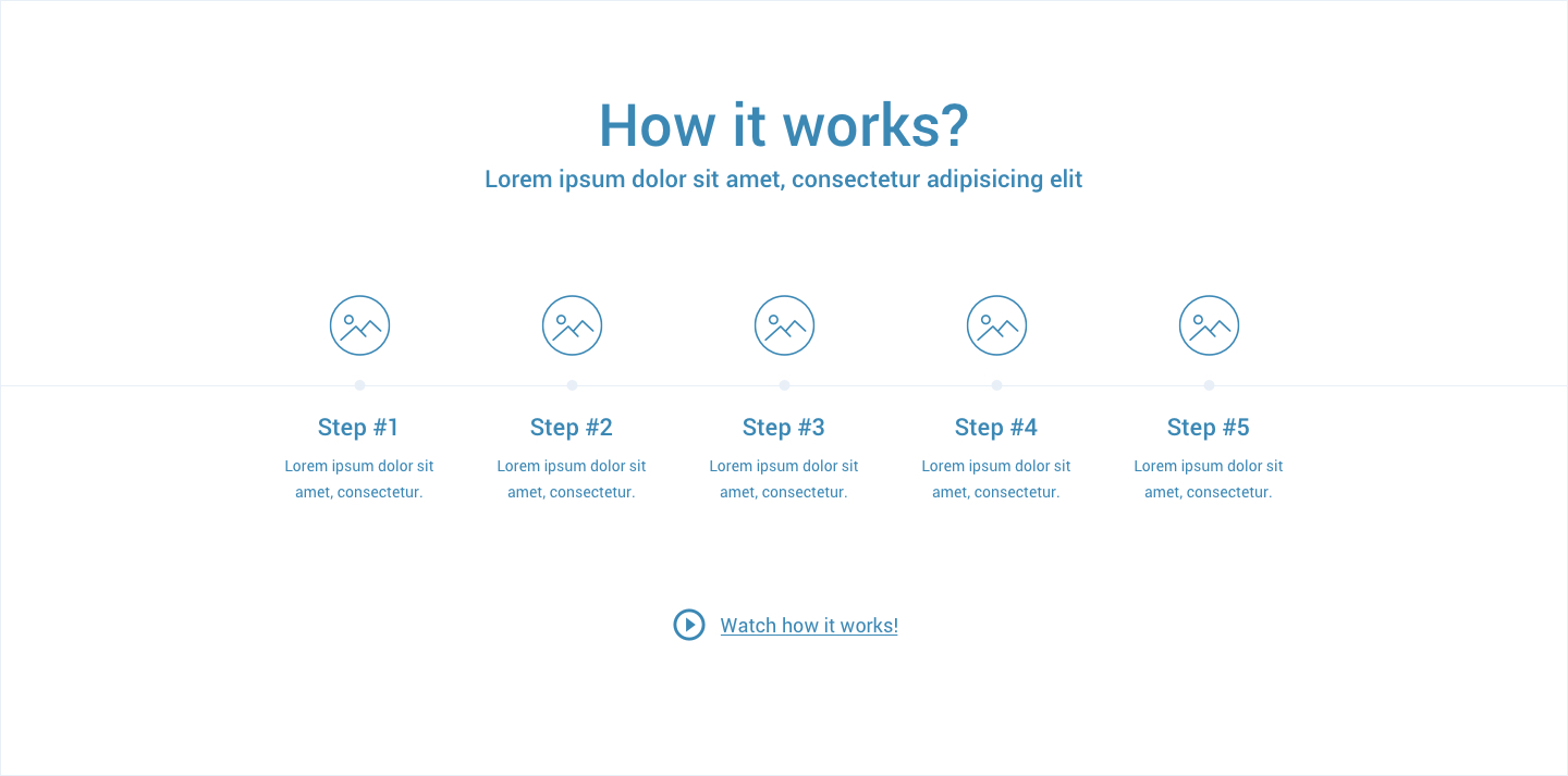 Wireframe for web