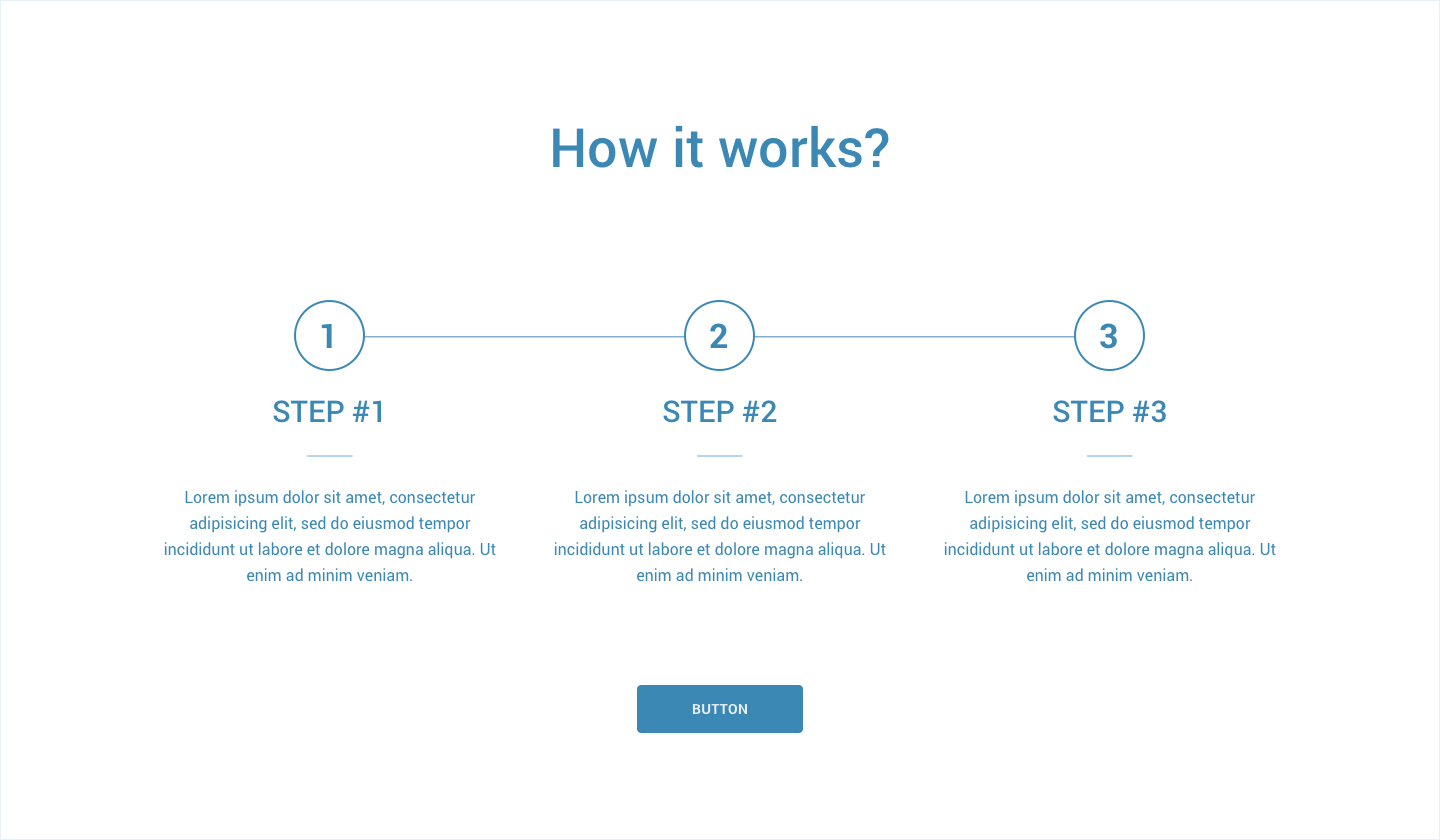 Wireframe for web