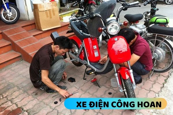 sửa chữa xe đạp điện ở đống đa