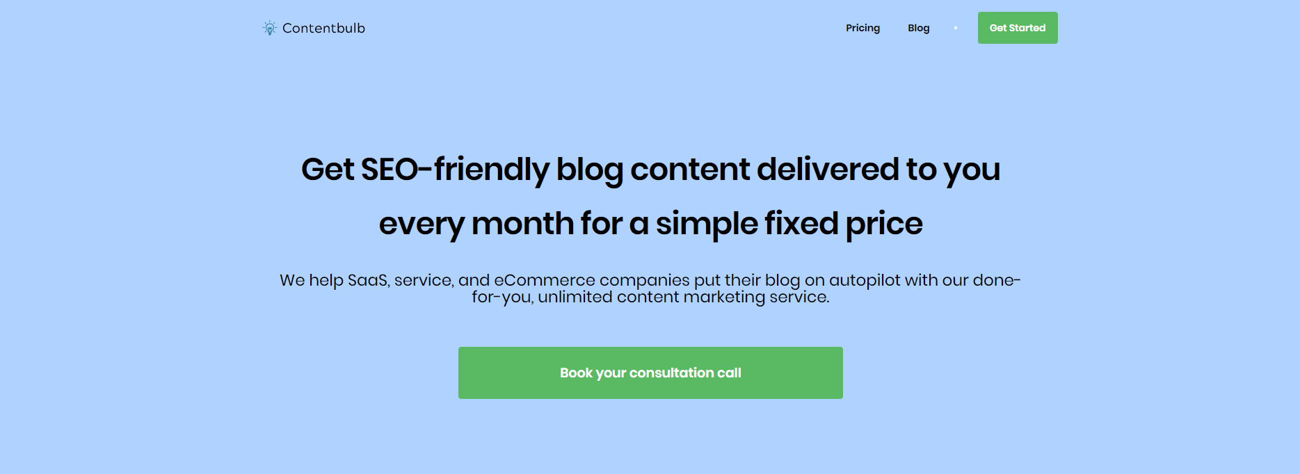 Get competitive content marketing pricing with Contentbulb