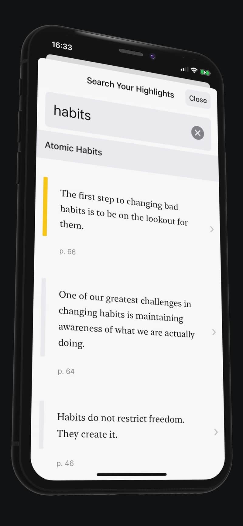 Highlighted Book Highlighter