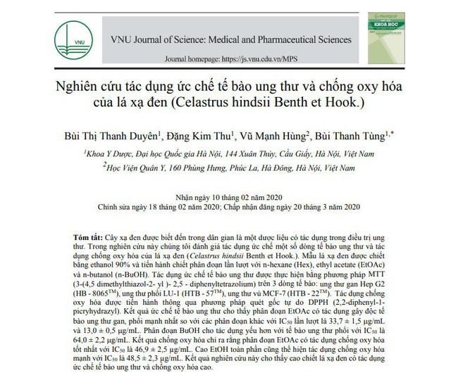 Hiểu đúng về cây xạ đen hỗ trợ chống ung thư - Ảnh 3.