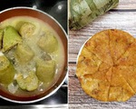 Món pizza bánh chưng lạ miệng rất ngon, cả nhà chưa ăn hết đã nghĩ mai lại ăn tiếp