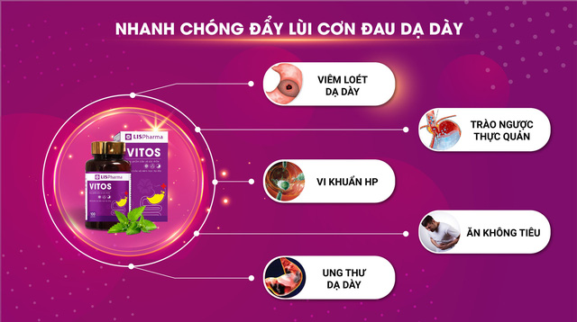 Đột phá trong công nghệ sản xuất giúp sản phẩm VITOS đạt hiệu quả cao trong hỗ trợ điều trị bệnh đau dạ dày - Ảnh 1.