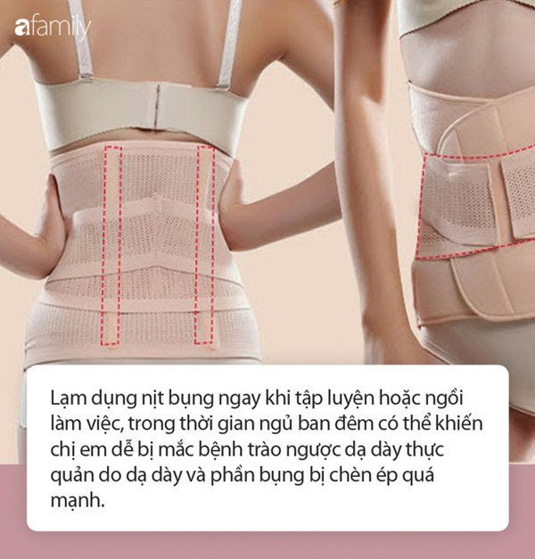Đua nhau dùng đai nịt bụng để “biến hóa” eo thon: Đẹp, thon chưa thấy nhưng tác hại thì khôn lường - Ảnh 2.