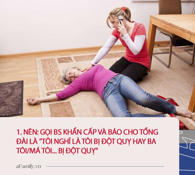 Thấy người bị đột quỵ, bác sĩ chỉ ra 3 điều NÊN LÀM và 3 điều KHÔNG NÊN LÀM để an toàn cho bệnh nhân - Ảnh 1.