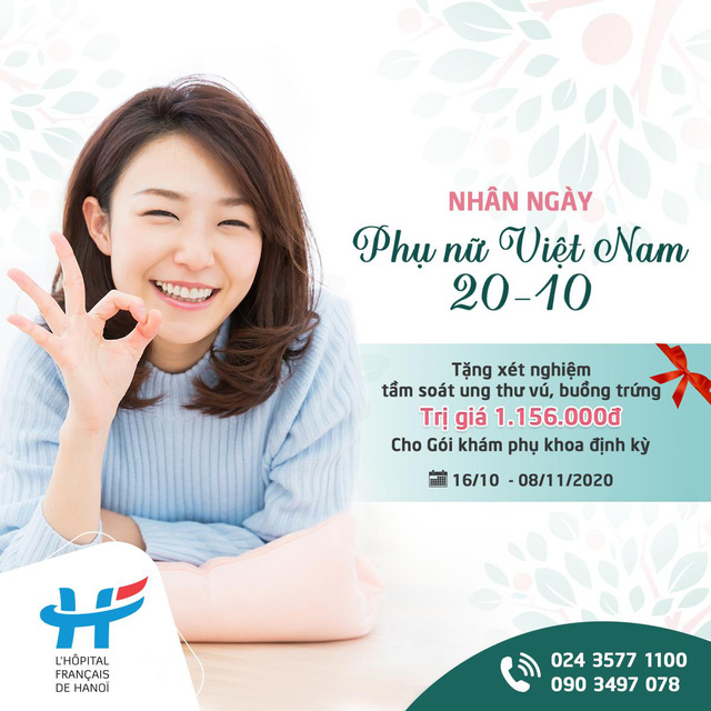 Ưu đãi tầm soát ung thư vú, buồng trứng tại Bệnh viện Việt Pháp Hà Nội - Ảnh 1.