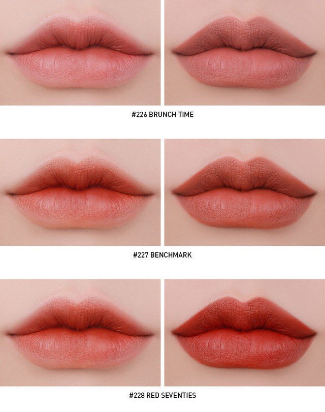 Ba màu sắc mang đậm nét chanh sả của 3CE Matte Lip Color