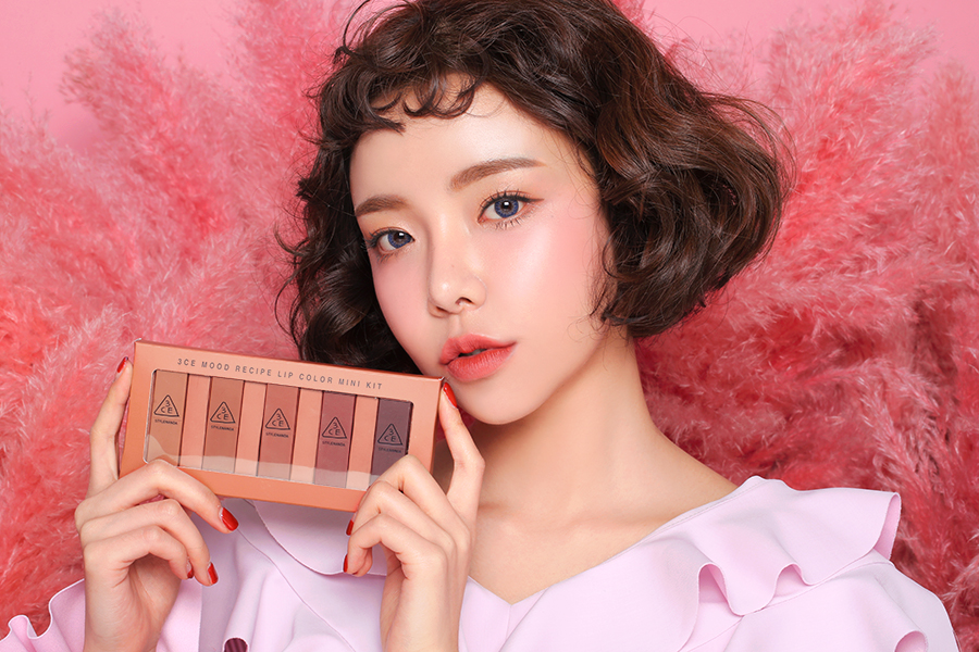 Set son 3CE mini Mood Recipe Lip Color 