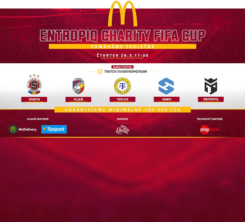 Pomáháme společně: Entropiq Charity FIFA Cup