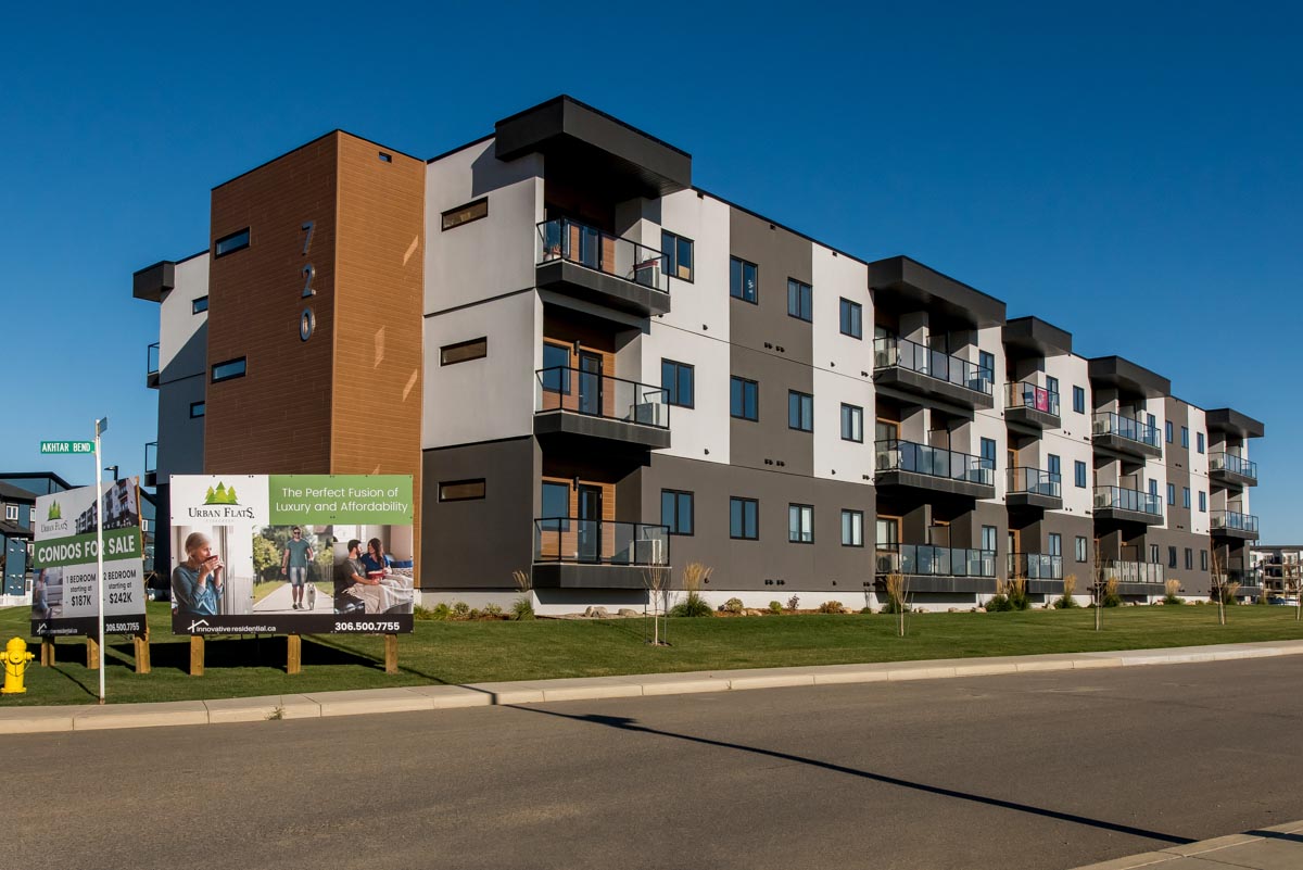 The Urban Flats 1 apartments in Saskatoon, Sask.