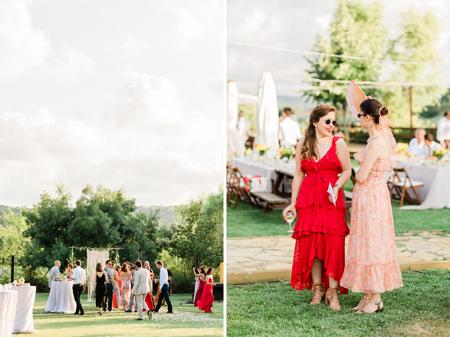 Colorful Countryside Wedding