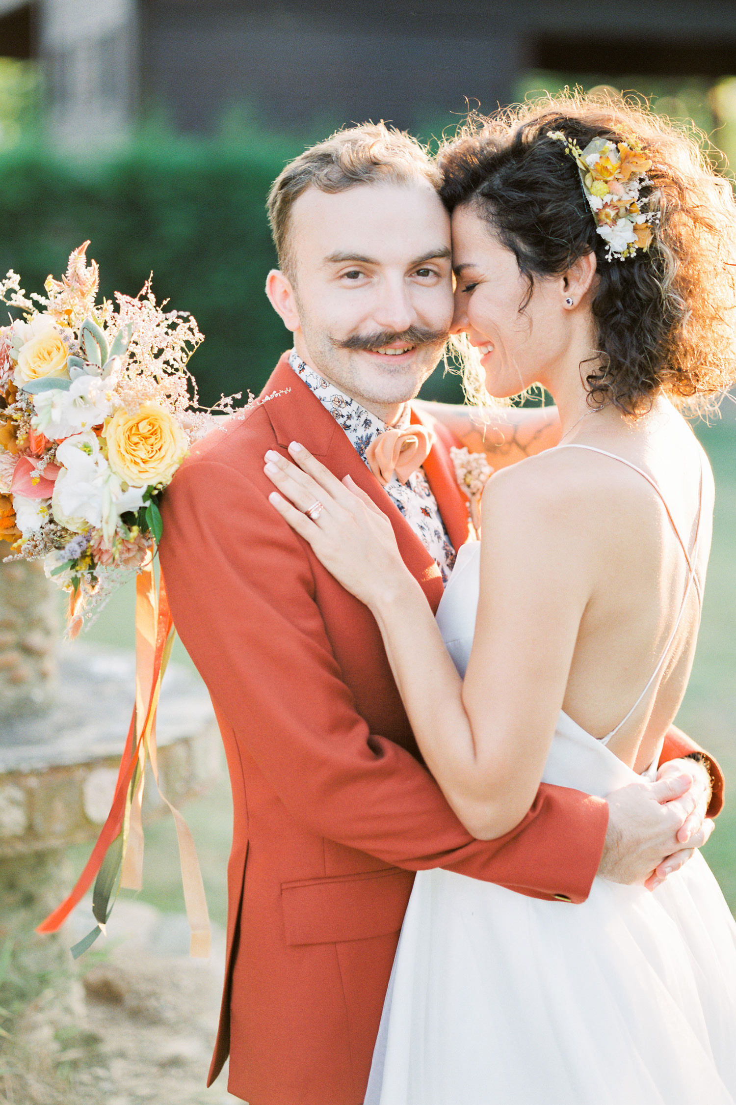 Colorful Countryside Wedding