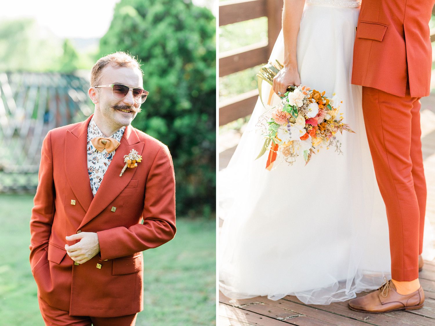 Colorful Countryside Wedding