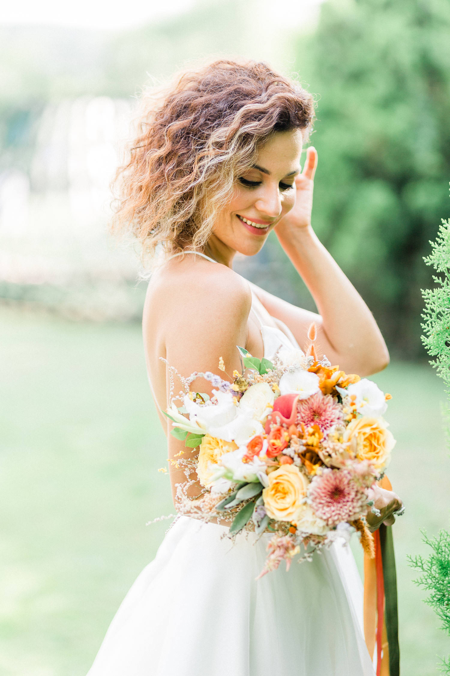 Colorful Countryside Wedding