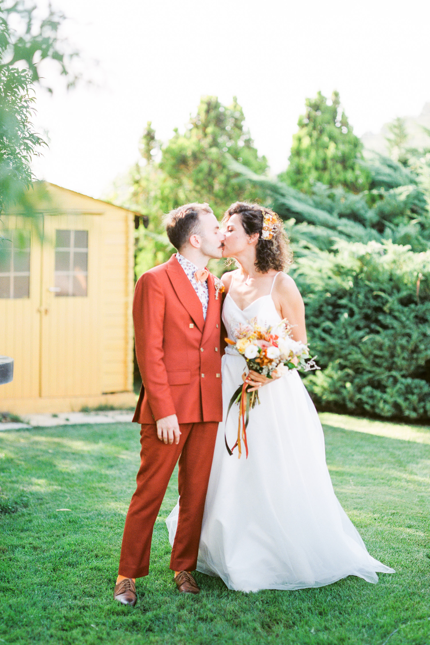 Colorful Countryside Wedding
