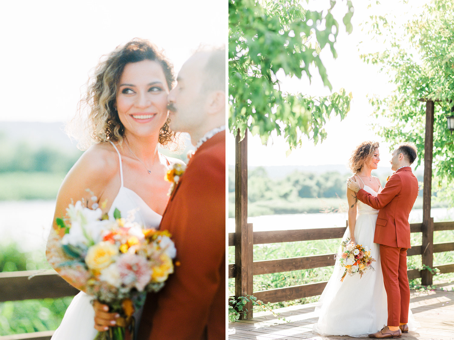 Colorful Countryside Wedding