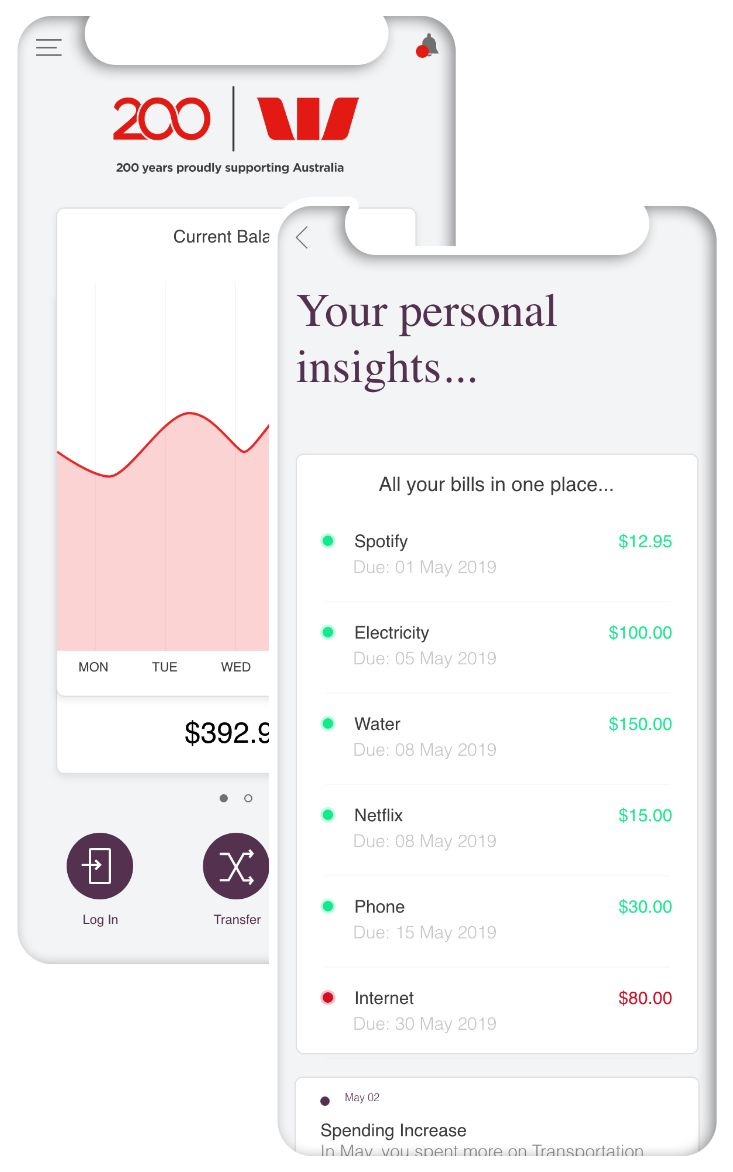 Westpac Mobile Application