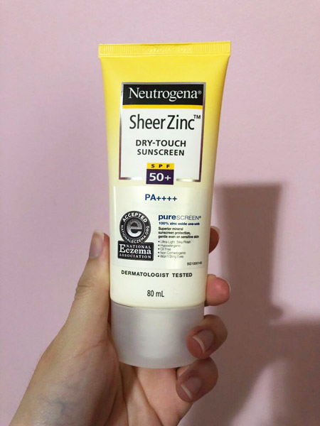 NEUTROGENA SHEER ZINC SPF 50