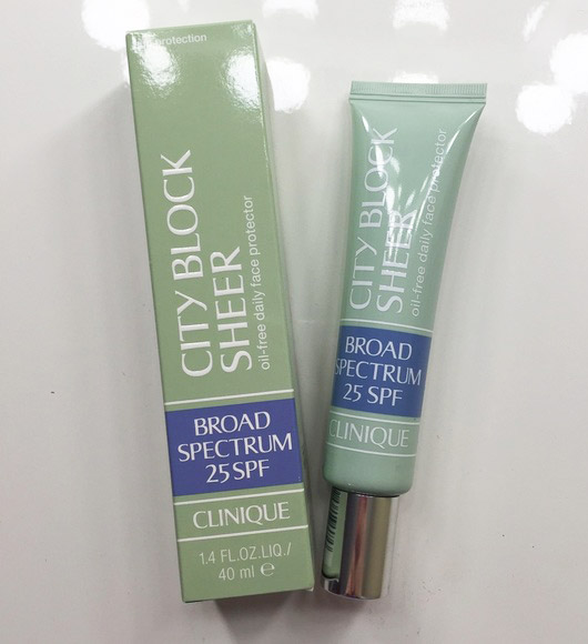 CLINIQUE CITY BLOCK SHEER SPF25