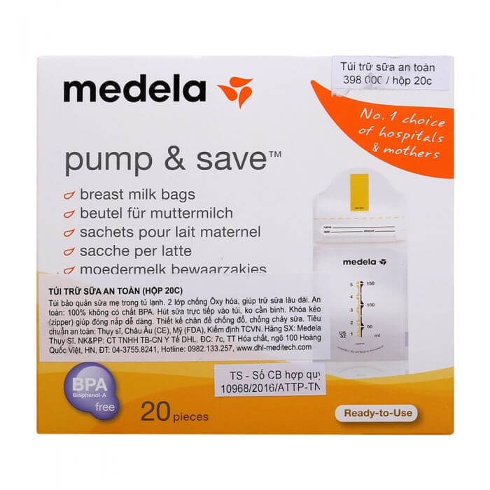 Túi trữ sữa mẹ Medela
