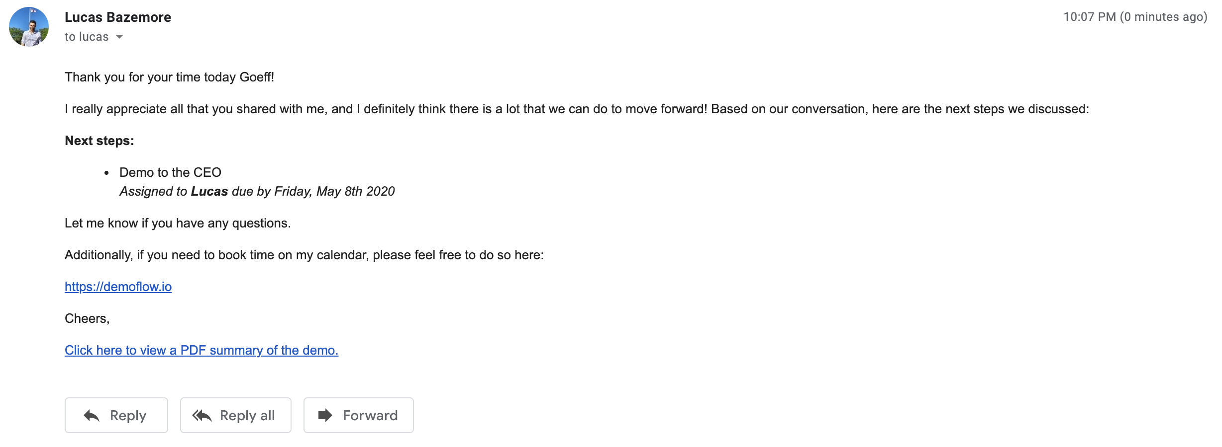 email example