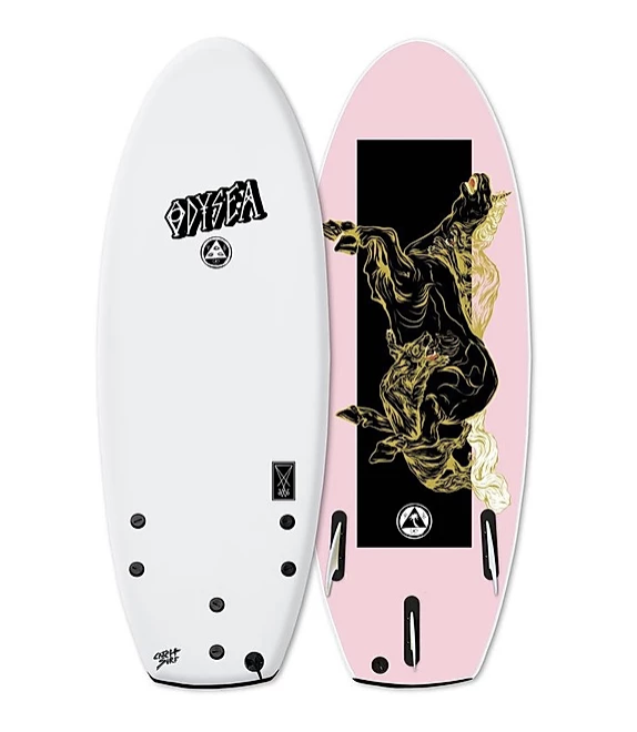 A soft top surf board