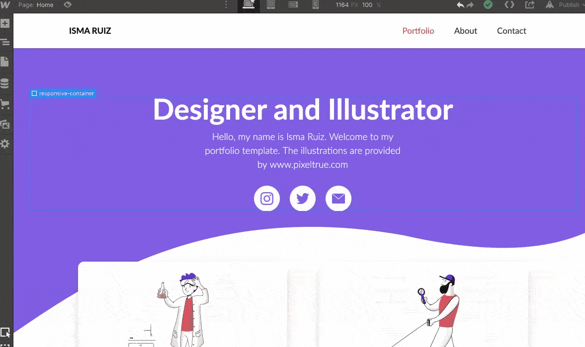 Customise text