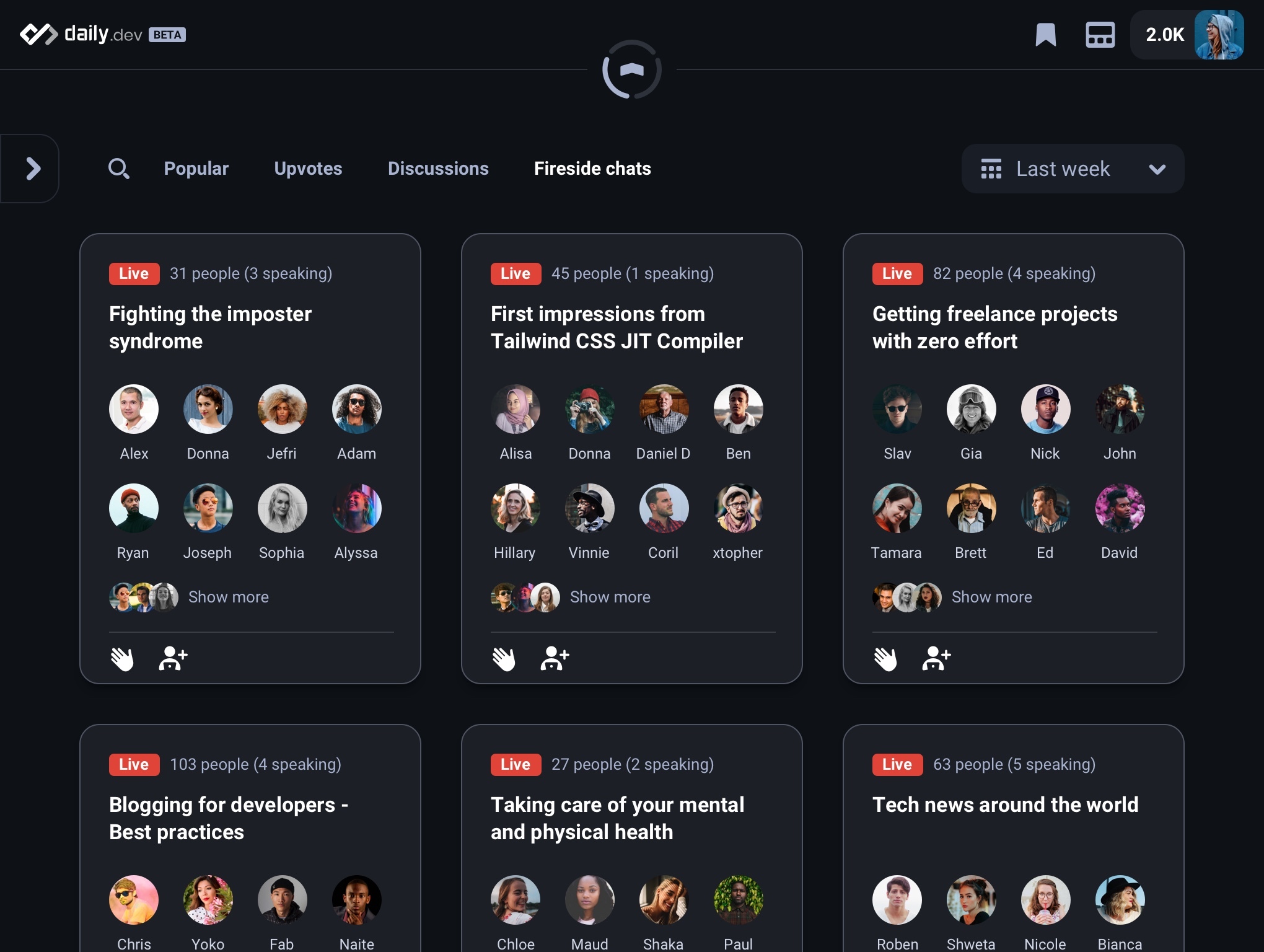 Fireside Chat by daily.dev
