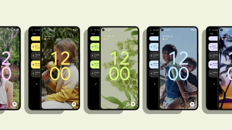 Android 12 new look