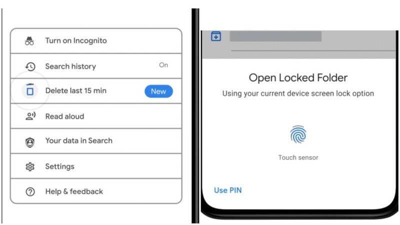 Locked folder example