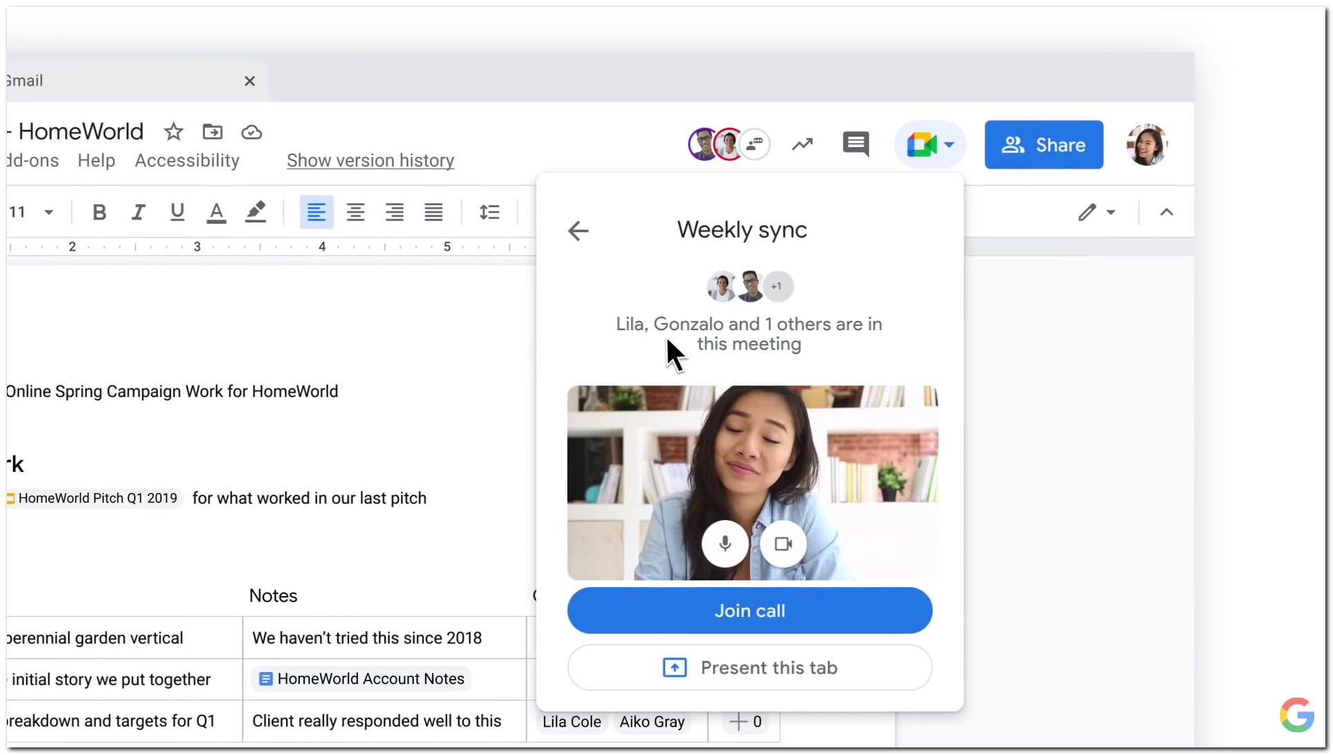 Smart canvas example