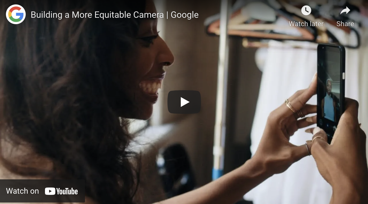 Building a more Equitable camera
