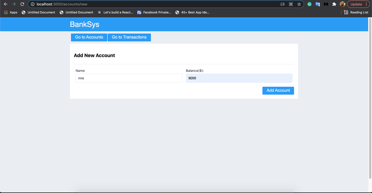 Create an account