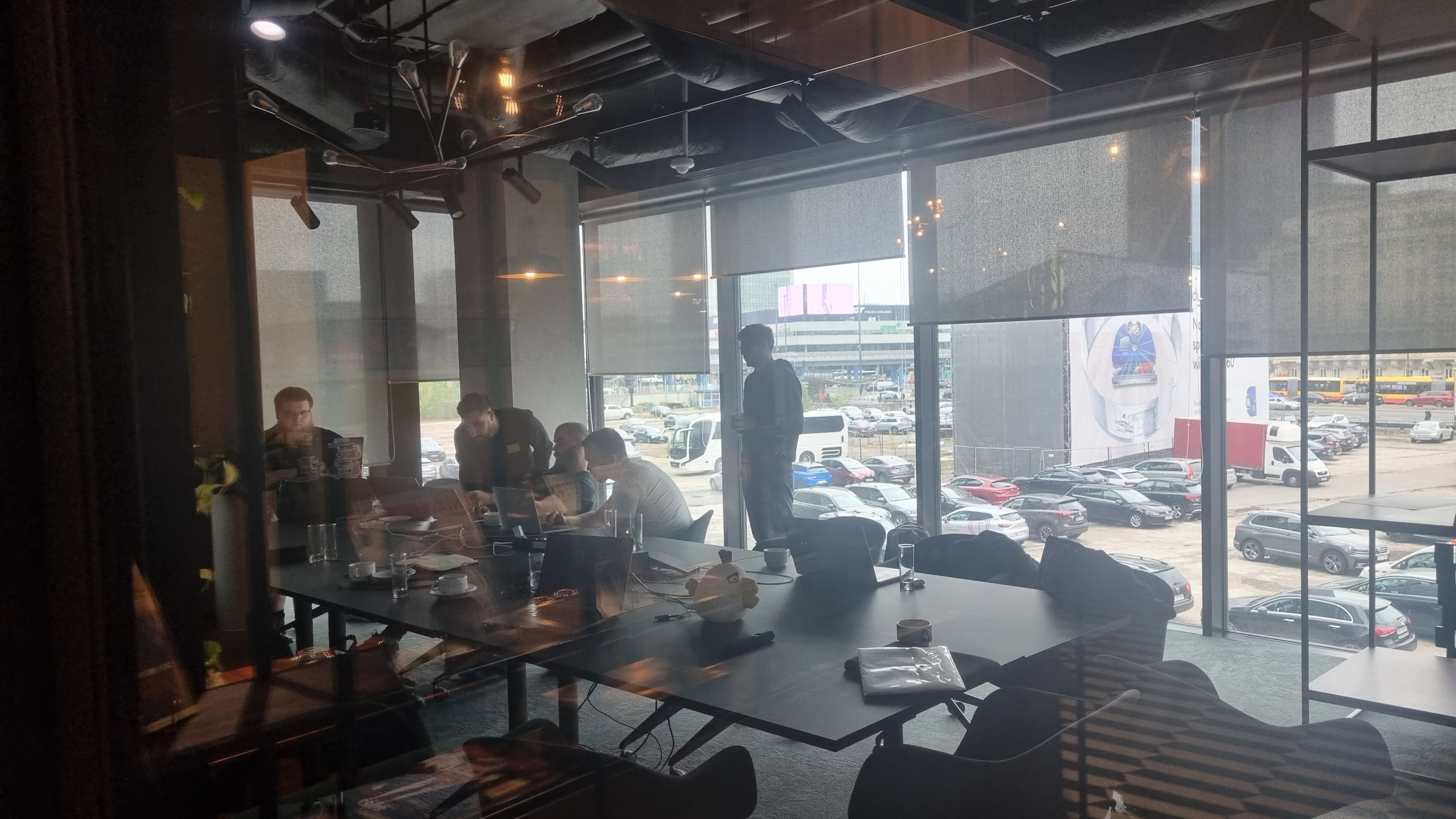 Picture from the hackathon project during our team gathering in Poland