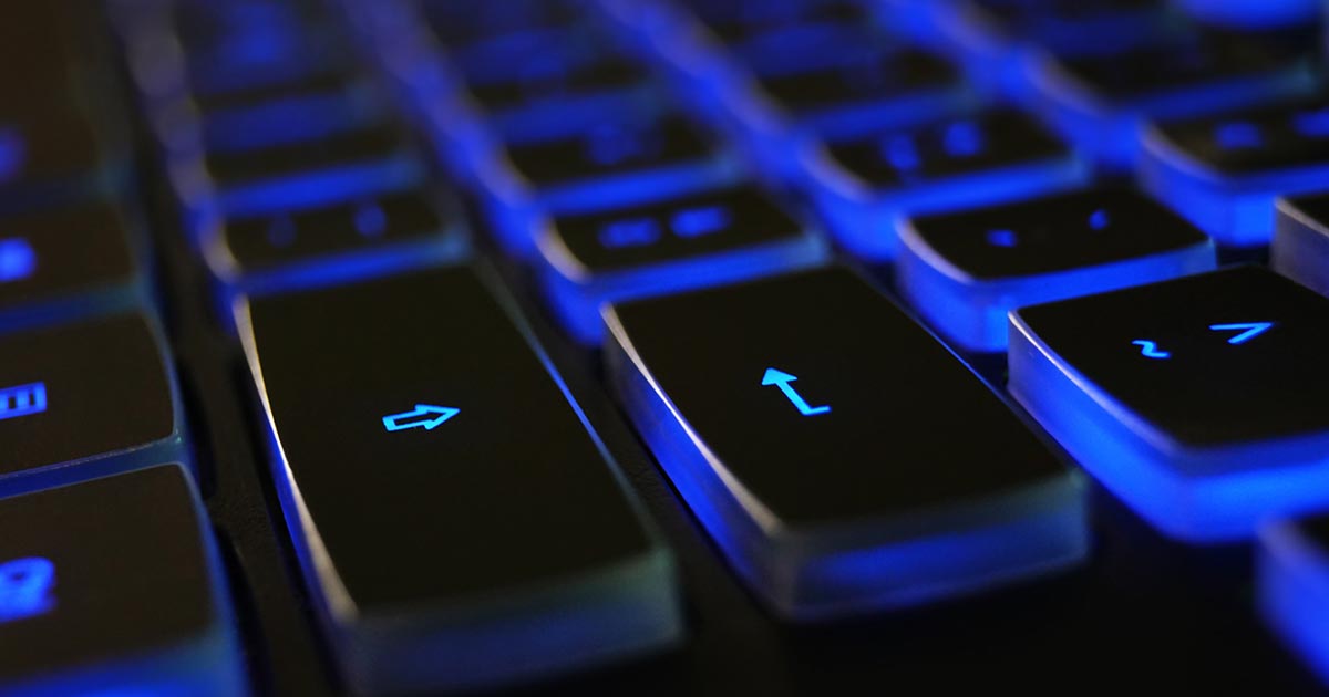 keyboard up close