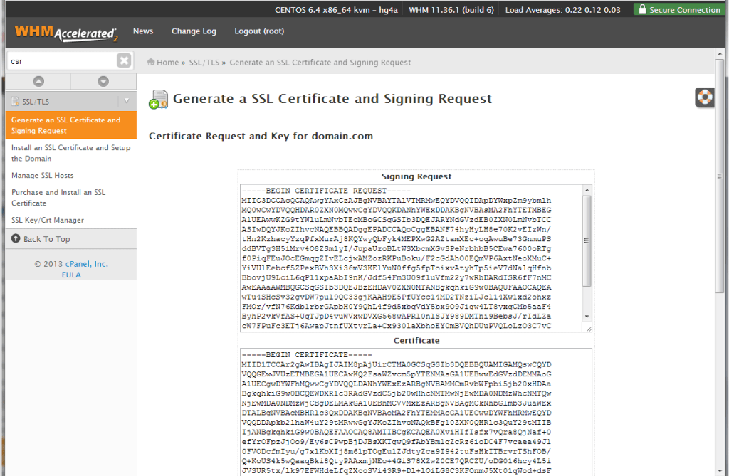 website says not secure