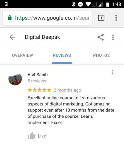 Testimonial From [Name] about YourCourse