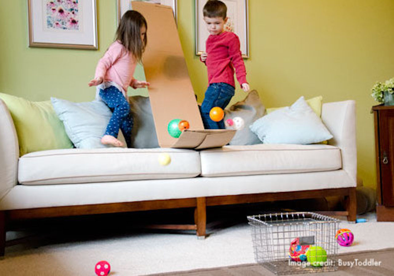 DIY Ball/Car Ramp (Image credit: Busy Toddler)