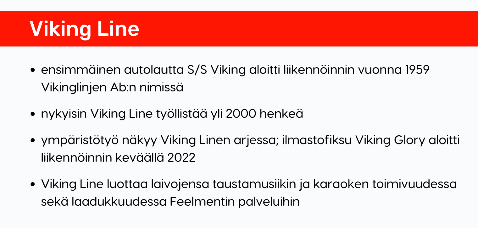 Viking Line faktat